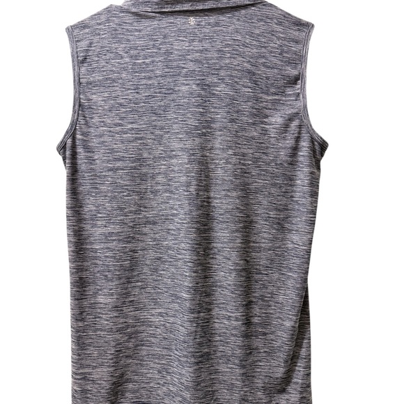 IZOD Golf Sleeveless Polo Shirt Women’s Small Gray Heather Athletic Top - Picture 2 of 4